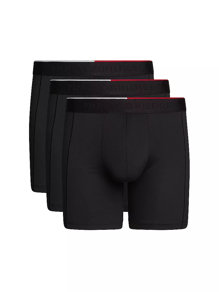 TOMMY HILFIGER Boxershorts 3er Pkg. Black schwarz
